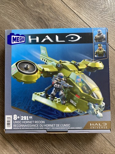 Halo Toys Fahrzeug Bauset für Kinder, UNSC Hornet Recon Flugzeug versiegelt neu