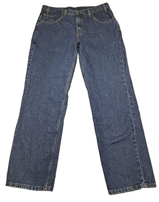 #ad Rural King RK Jeans Mens 35x32 Blue Straight Fit Denim Workwear Outdoor Rugged $12.99