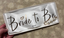 Bride to be sash