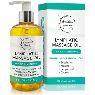 Lymphatic Drainage Massage Oil for Massage Therapy | Premium Quality, 100% Na...