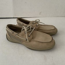 Sperry Top-Sider Women's Billfish 2 Eye Boat Leather Shoes Moccasin Loafers Sz 5