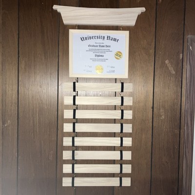 Martial Arts Belt Display Wall Rack Holder for Karate Taekwondo Belts