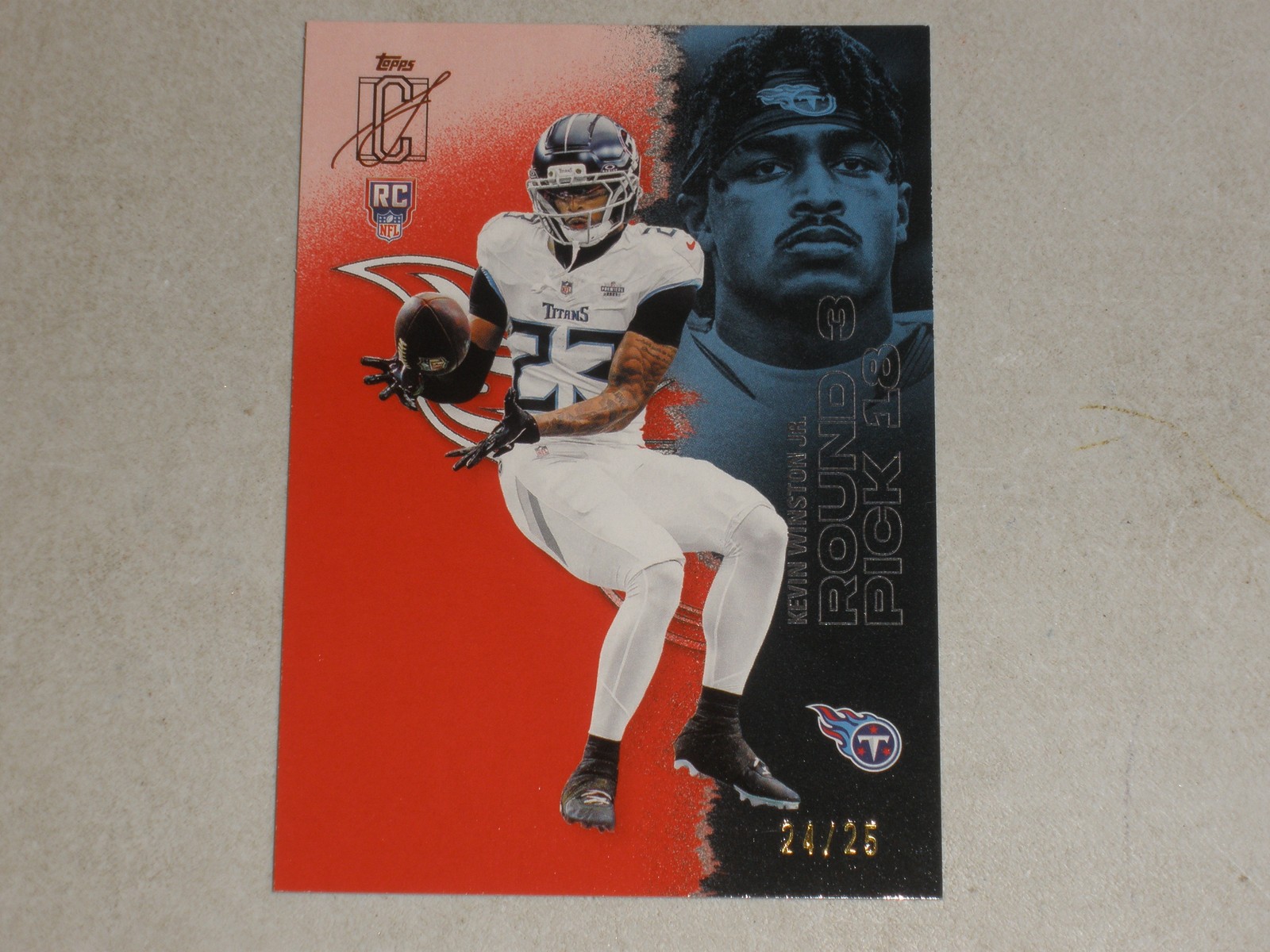 Kevin Winston Topps Signature Class Autographs #212 Red