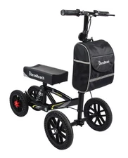 BlessReach Knee Scooter, All Terrain Foldable Knee Scooter Walker Economical Kne