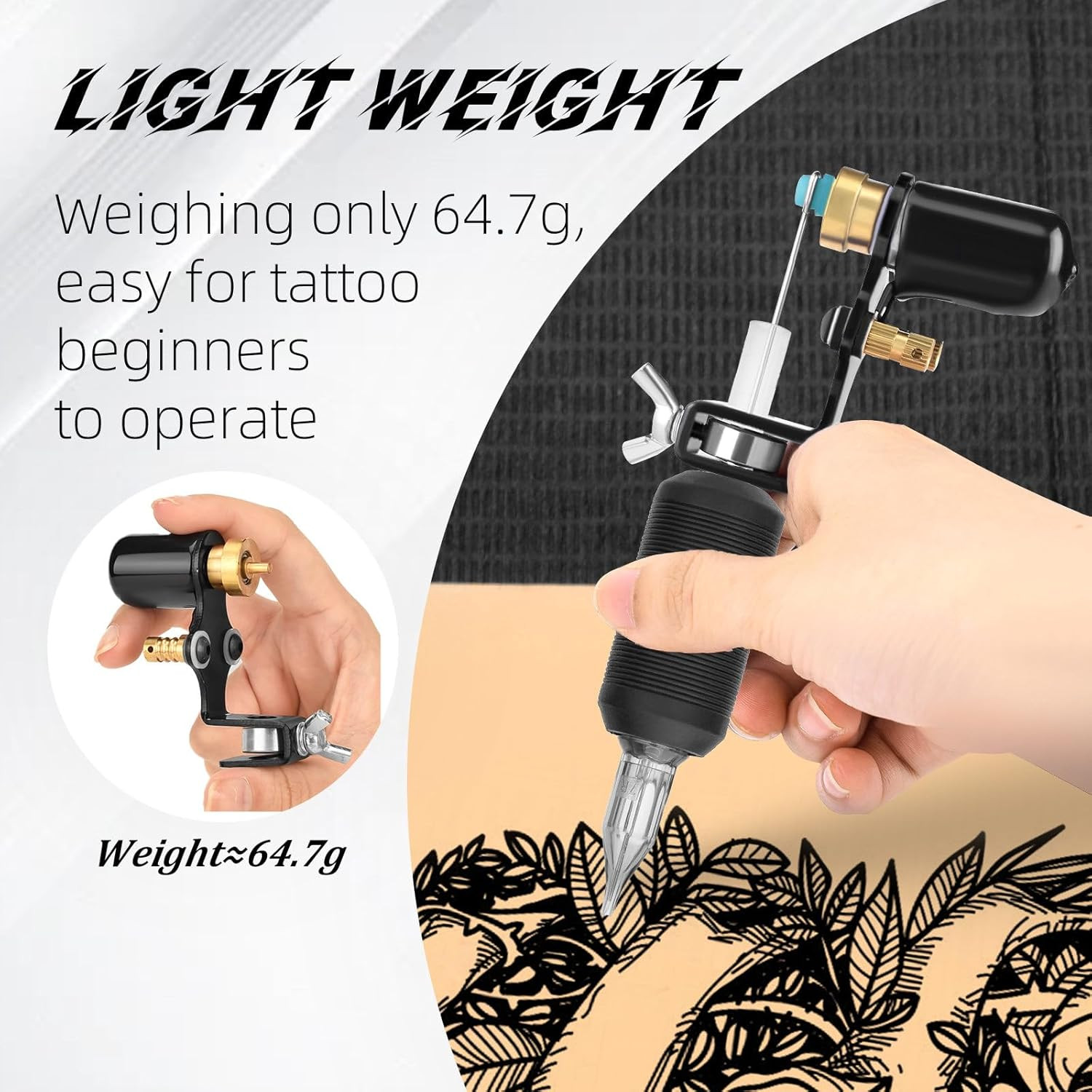 Tattoo Machine Shader & Liner Assorted Tattoo Motor Gun Kits Supply for Artists 