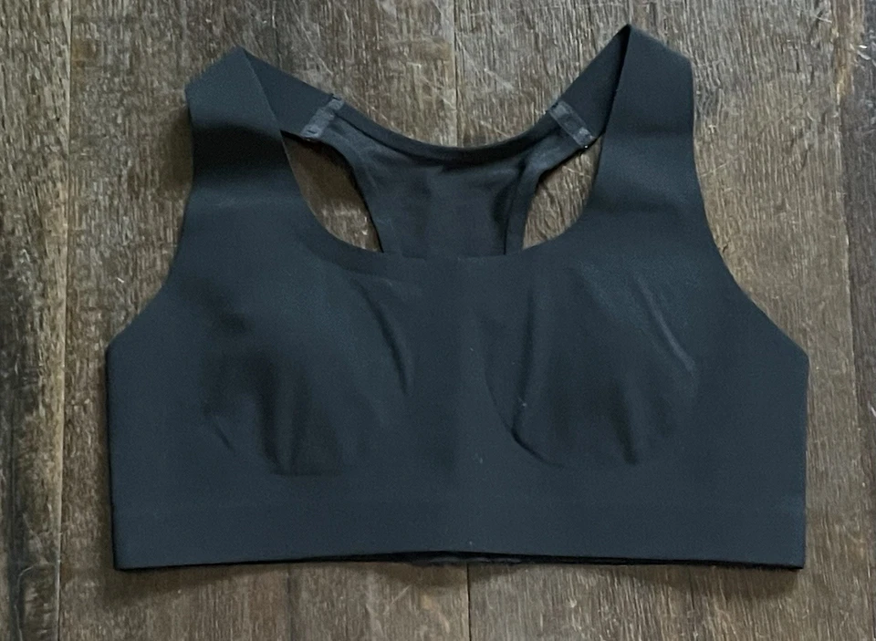 NWOT Lululemon Sports Bra 34C/6 Black Full Support Compression Fit-Pads Inc Adj - Image 2 of 4