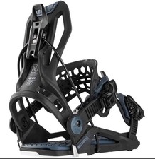 Fixations de snowboard NIDECKER Flow Fenix Performance mi-doux anti-bombes TPU pour hommes