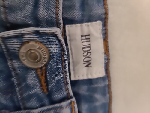 Hudson Kinder Shorts mit ausgefranstem Saum Größe 7 hellblau Denim - Bild 3 von 5