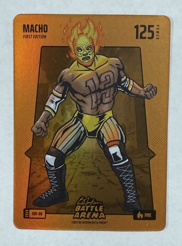 🔥2025 Bo Jackson Battle Arena #IBF-282 Macho Orange Fire SSP🔥
