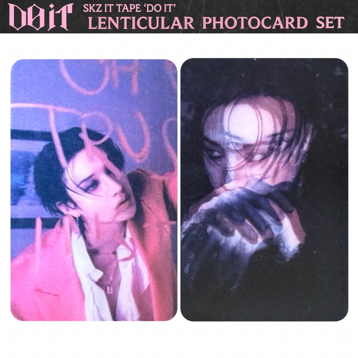 BANG CHAN STRAY KIDS SKZ IT TAPE DO IT OFFICIAL ALBUM LENTICULAR