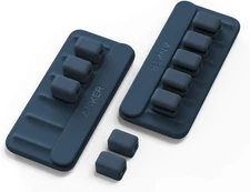 Cable Management - Magnetic Cord Keeper, 5 Clips for Lightning & USB C / Micro C