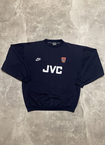 Vintage Nike Arsenal 90s Sweatshirt Football Soccer Rare Size L 