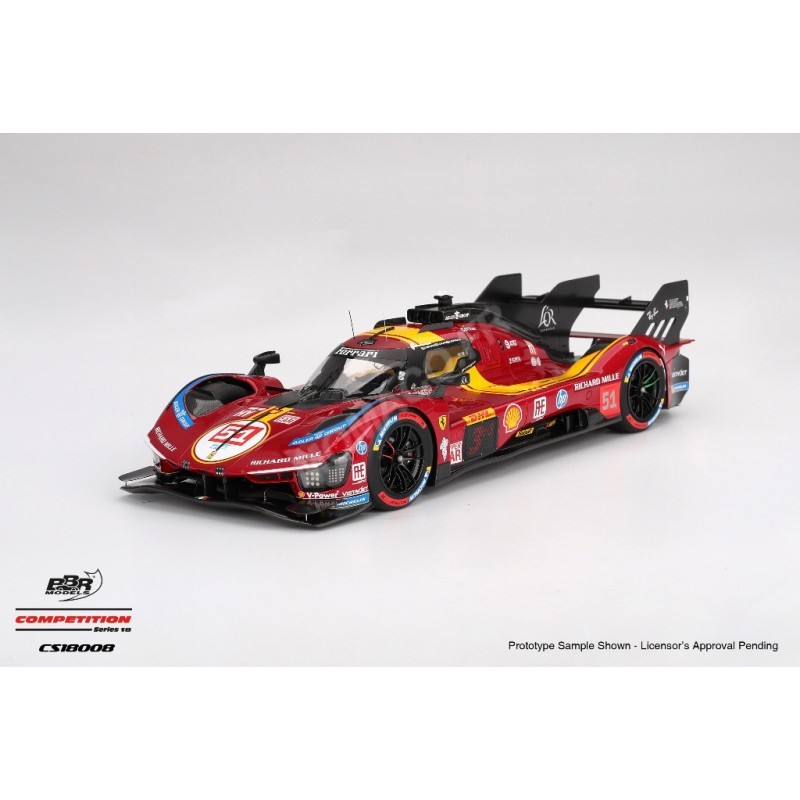 Ferrari 499P 1/18 BBR modèle en résine ultra détaillé James Calado 2025