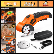 Cordless Electric Cardboard Cutter - 3500mAh Rechargeable Scissors for Easy Cutt
