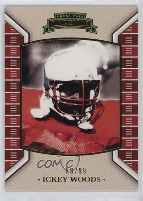 2011 Press Pass Legends Gold 88/99 Ickey Woods #64 5n0