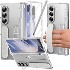 For Samsung Galaxy Z Fold 7 6 Case Hand Strap Hinge Protection Screen Protector