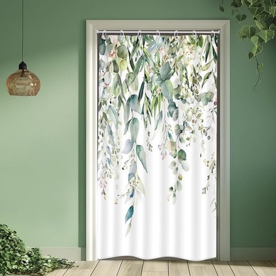 Small Stall RV Eucalyptus Shower Curtain for Bathroom Decor 36Wx72H Single Ha...