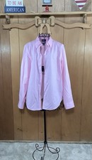 Women’s Pink Button Up Dress Shirt Size Medium By Chaps
