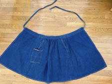 Pretty Please Vintage Denim Wrap Skirt Womens One Size Rare 