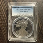 2004-W American Silver Eagle Dollar PR70DCAM PCGS Proof 70 Deep Cameo