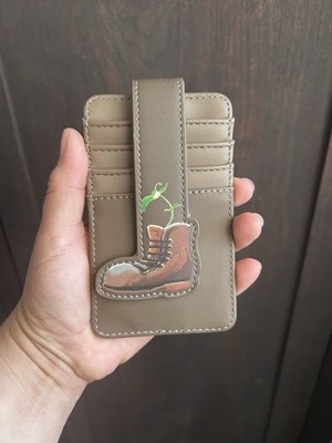 Loungefly WALL-E + EVE Beige Faux Leather Wallet Card Holder 