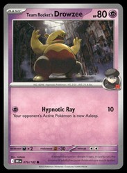 Team Rocket's Drowzee 079/182 Destined Rivals