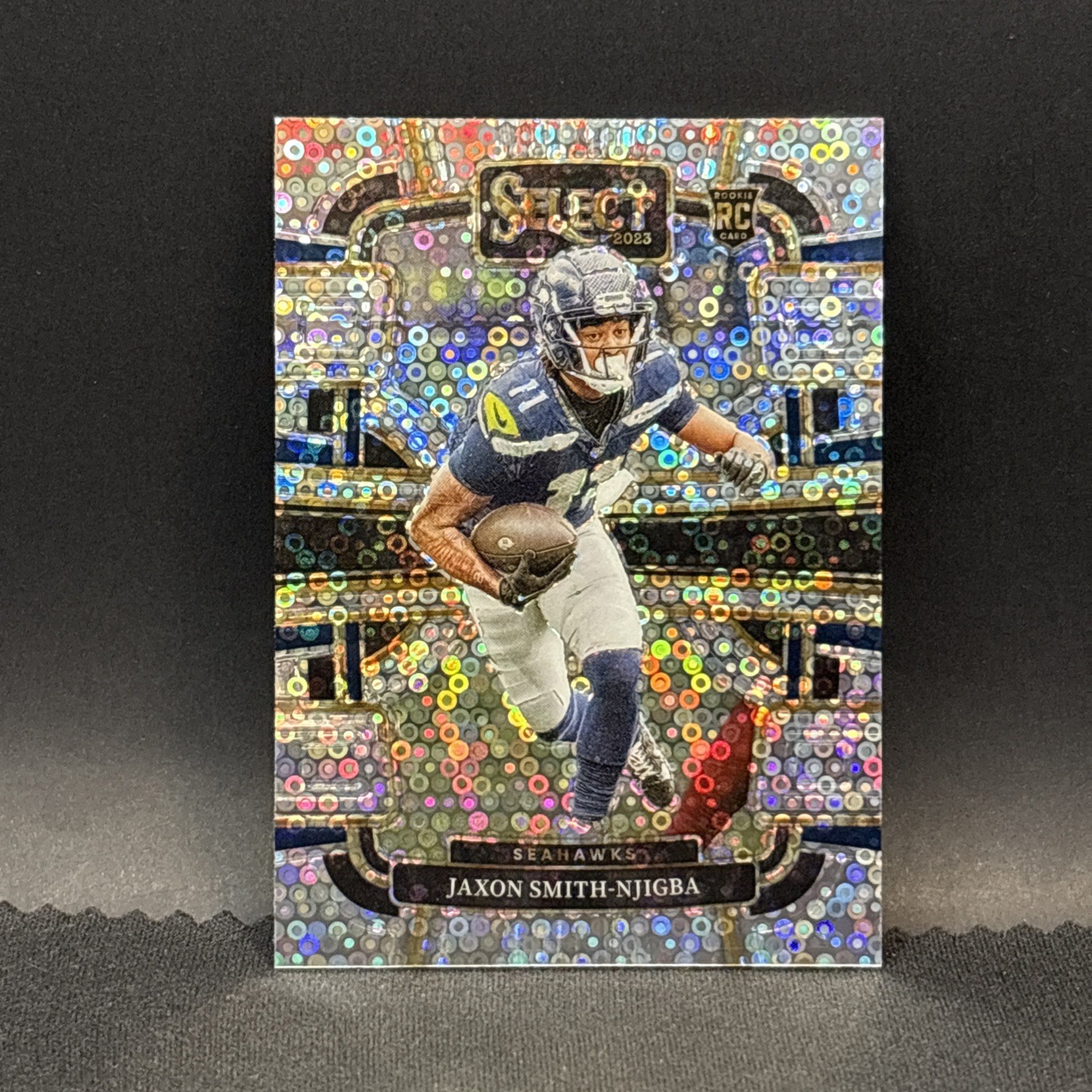 2023 Panini Select - Concourse Jaxon Smith-Njigba #87 Disco Prizm (RC)