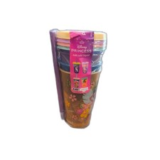 Zak Disney Princess 4 Pack Color Change Tumblers BPA Free 
