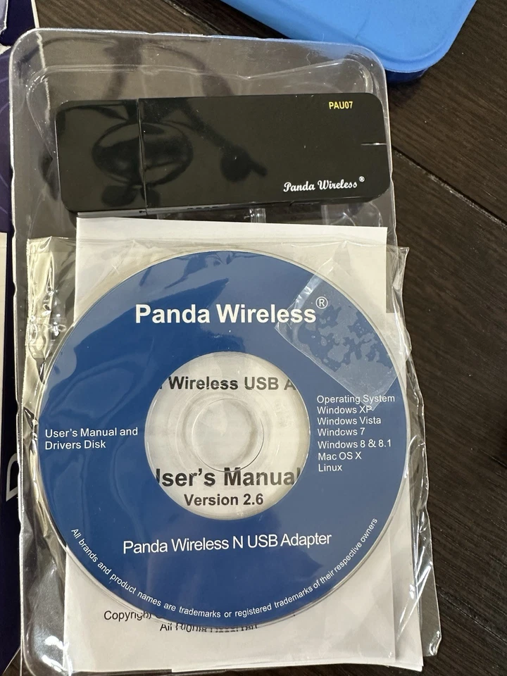 Panda N600 Dual Band (2.4GHZ & 5GHz) 300MBPs Wireless N USB Adapter W/WPS Button - Image 4 of 4