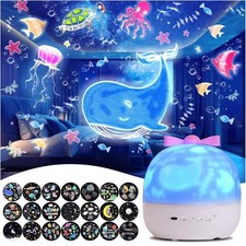 Kids Night Light Projector,21 Sets of Films, Lights for Kids, Star... 