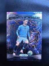 Phil Foden 2024-25 Panini Prizm Premier League Fireworks Manchester City