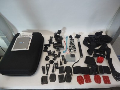 GoPro HERO7 White Action Camera With Accessories and case working great