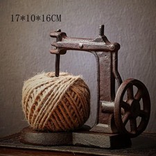 Machine à Coudre Bobine de Fil de Jute et Porte-ciseaux Ensemble Cadeau de