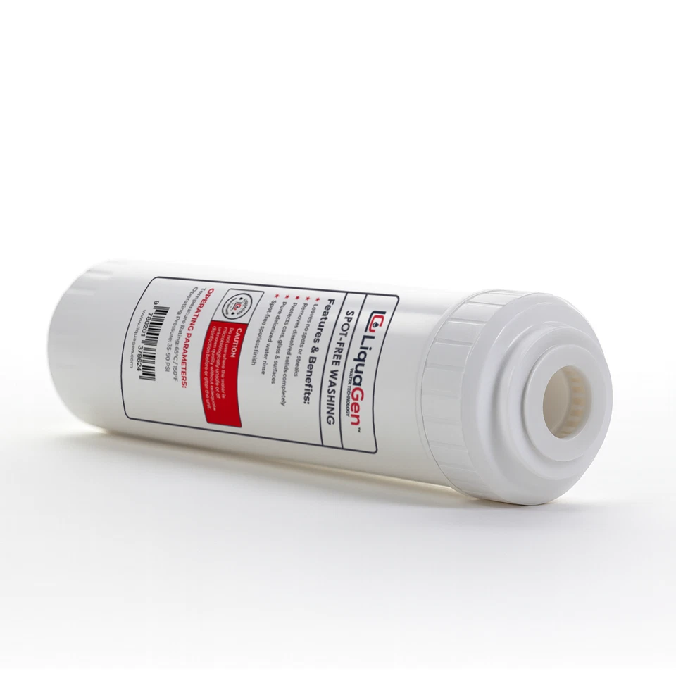 LiquaGen 2.5"x10" Mixed Bed DI Resin Cartridge – Spot-Free Rinse, Non-Color - Image 2 of 4