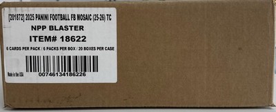 2025 Panini Mosaic Football Blaster Case Factory Sealed New (20 Boxes) 12/23