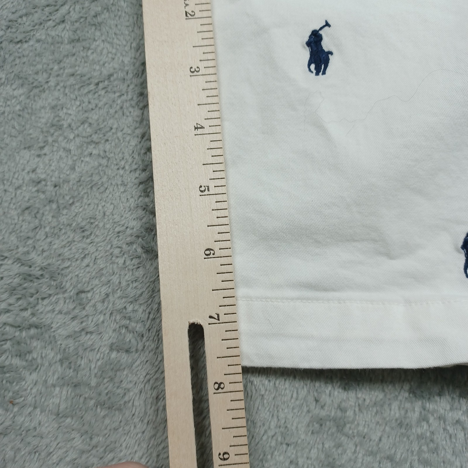 Polo Ralph Lauren Shorts Boys 8 White All Over Print Chino Pockets thumbnail 7