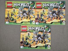 LEGO 9450 Ninjago Epic Dragon Battle 3 Manuals