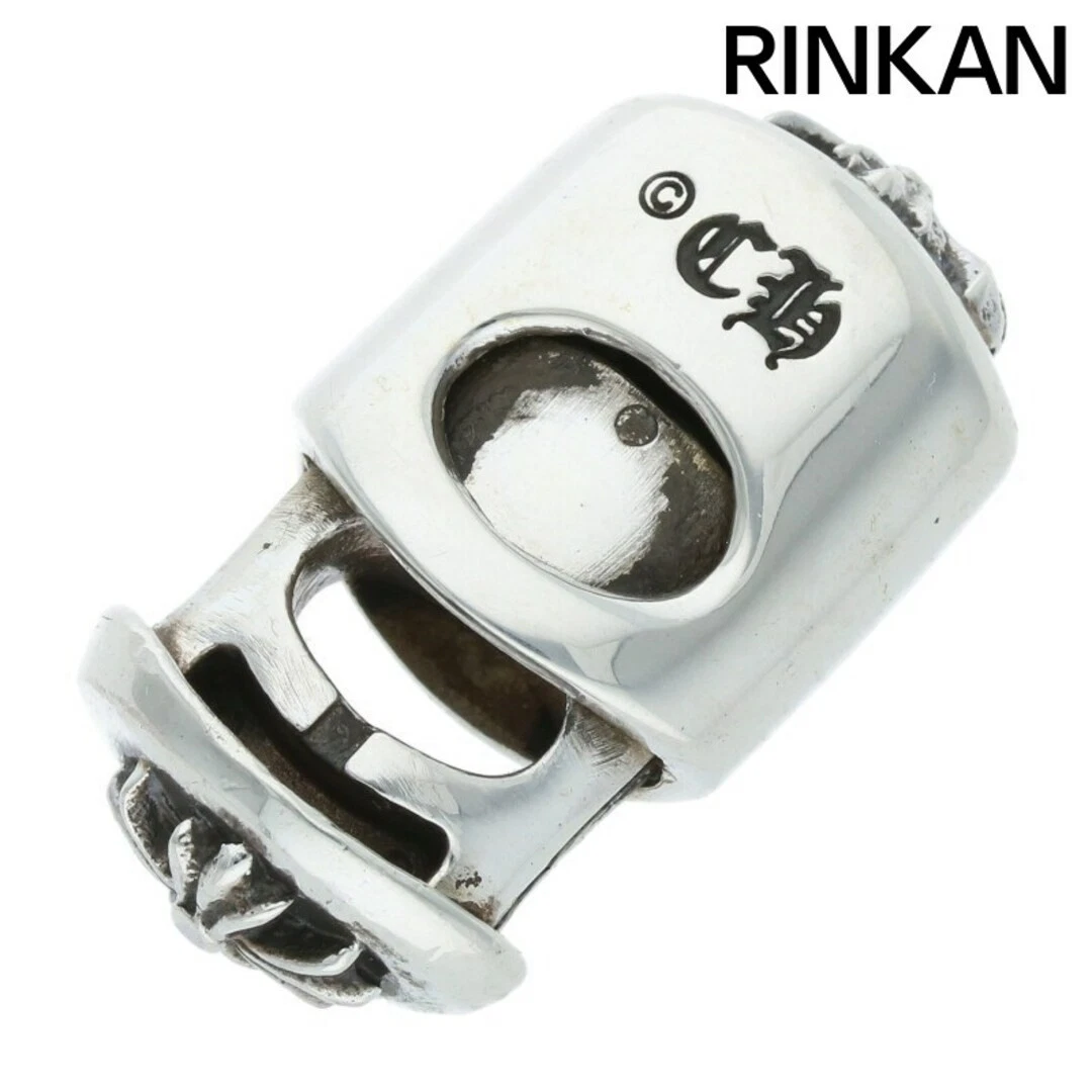 CHROME HEARTS Collana Top Uomo Cromo Cuori LACESTPPRV1 Tappo Corsa Argento Usato468b9a