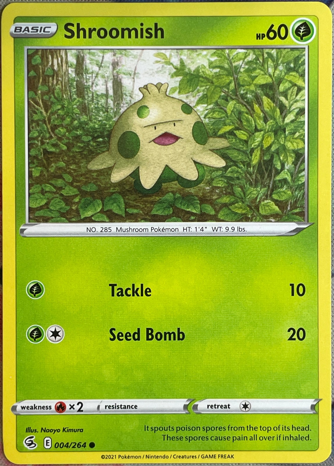 Shroomish - 004/264 - Fusion Strike Pokemon 2021