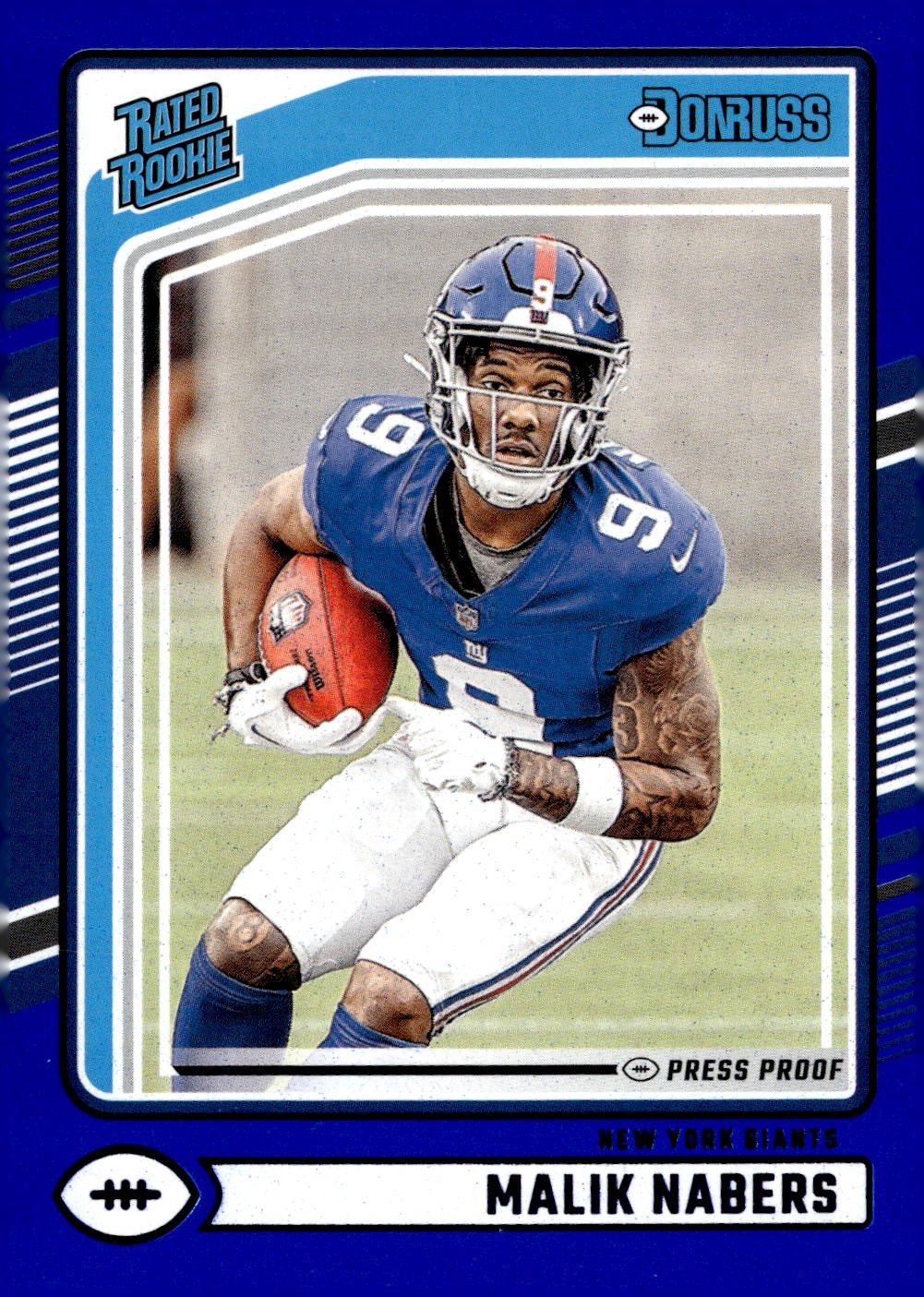 2024 Donruss - Press Proof Blue #383 Malik Nabers