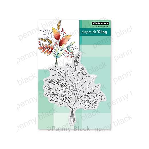 Penny Black Cling Rubber Stamps - Autumn Bouquet 40-787