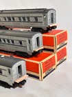 LIONEL NICE 2421 22 23 SILVER GRAY TOP PASSENGER CARS W/ BOXES/SLIPS 1950-51 LF — photo 1