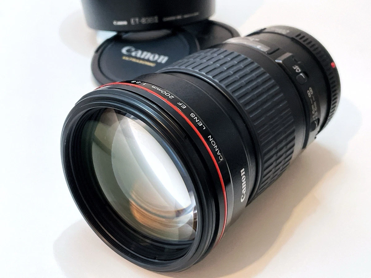Canon EF 200mm f/2.8 レンズ Amazon.com : Canon EF 200mm f/2.8L II USM Telephoto Fixed Lens for