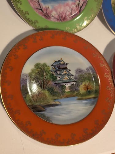 Sainto China Teller Japan 4er Set Japanische Landschaften - Bild 2 von 7