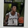 Panini 2018-19 Player of the Day Lonnie Walker IV #R17 San Antonio Spurs Rookie