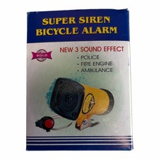 Vintage Solo Super Siren Bicycle Alarm 3 Sound Police Fire Ambulance Taiwan New