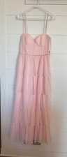 Altar'd State women's long formal pink dress NWT size large