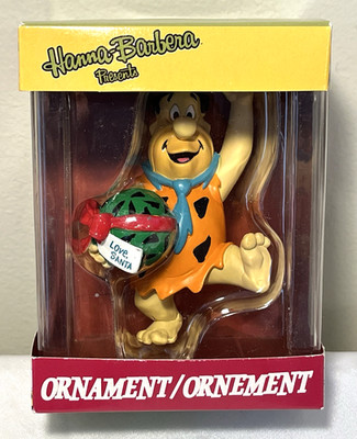 Fred Flintstone Bowling Christmas Ornament Carlton Cards Hanna Barbera New