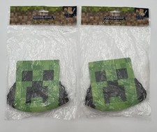 MINECRAFT Masks 8 pcs X2 Party Supplies