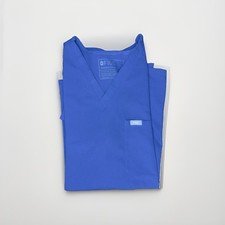 Catarina Women's Scrub Top Figs L Technical Collection, Winning Blue, Medical